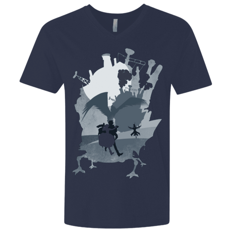 T-Shirts Midnight Navy / X-Small The Wonder Castle Men's Premium V-Neck