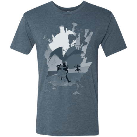 T-Shirts Indigo / Small The Wonder Castle Men's Triblend T-Shirt