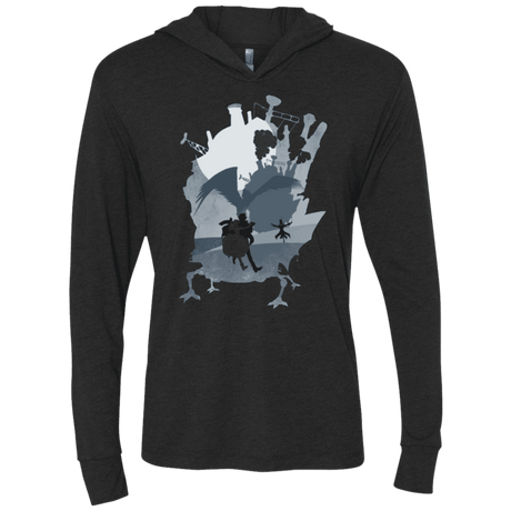 T-Shirts Vintage Black / X-Small The Wonder Castle Triblend Long Sleeve Hoodie Tee