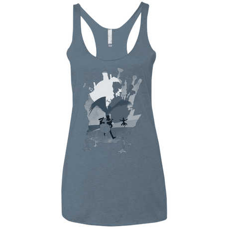 T-Shirts Indigo / X-Small The Wonder Castle Women's Triblend Racerback Tank