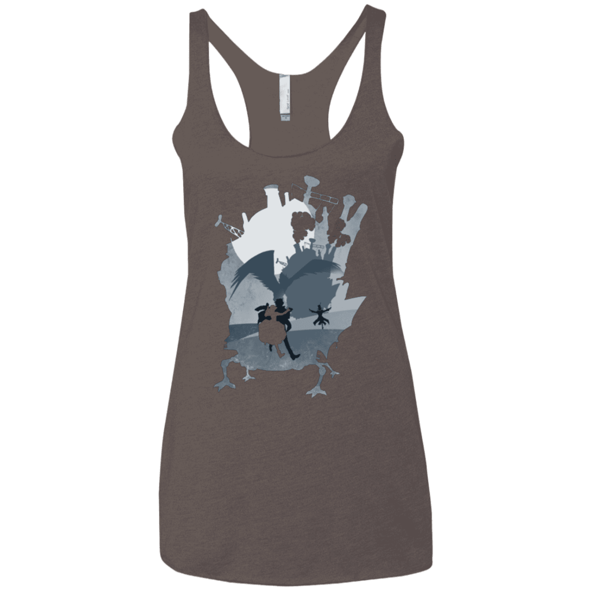 T-Shirts Macchiato / X-Small The Wonder Castle Women's Triblend Racerback Tank