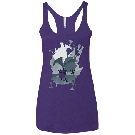 T-Shirts Purple / X-Small The Wonder Castle Women's Triblend Racerback Tank
