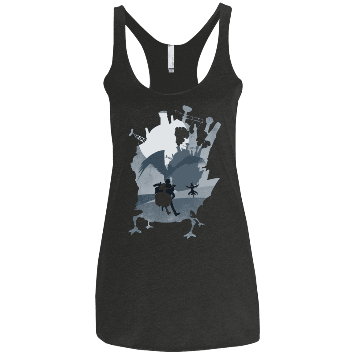 T-Shirts Vintage Black / X-Small The Wonder Castle Women's Triblend Racerback Tank