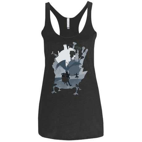 T-Shirts Vintage Black / X-Small The Wonder Castle Women's Triblend Racerback Tank