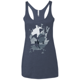 T-Shirts Vintage Navy / X-Small The Wonder Castle Women's Triblend Racerback Tank