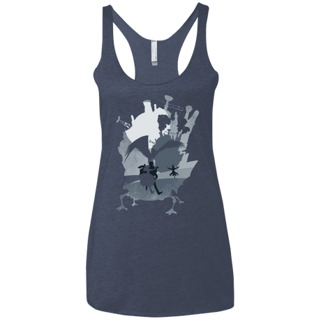 T-Shirts Vintage Navy / X-Small The Wonder Castle Women's Triblend Racerback Tank