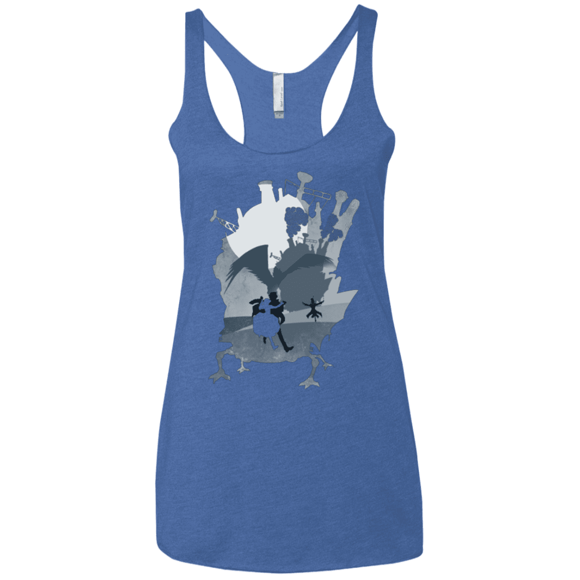 T-Shirts Vintage Royal / X-Small The Wonder Castle Women's Triblend Racerback Tank