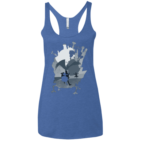 T-Shirts Vintage Royal / X-Small The Wonder Castle Women's Triblend Racerback Tank