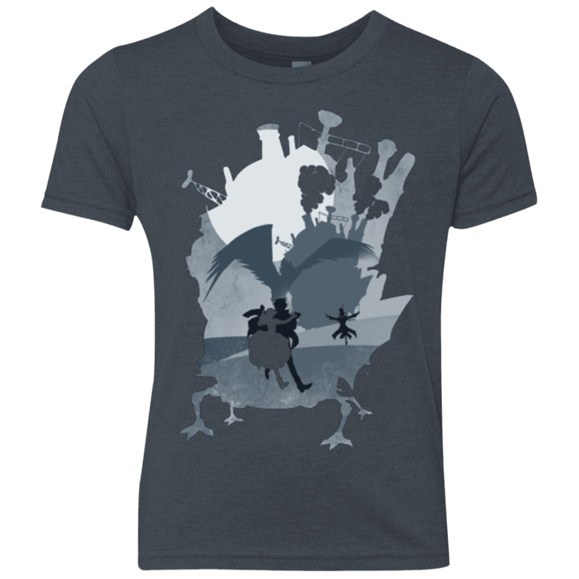 T-Shirts Vintage Navy / YXS The Wonder Castle Youth Triblend T-Shirt