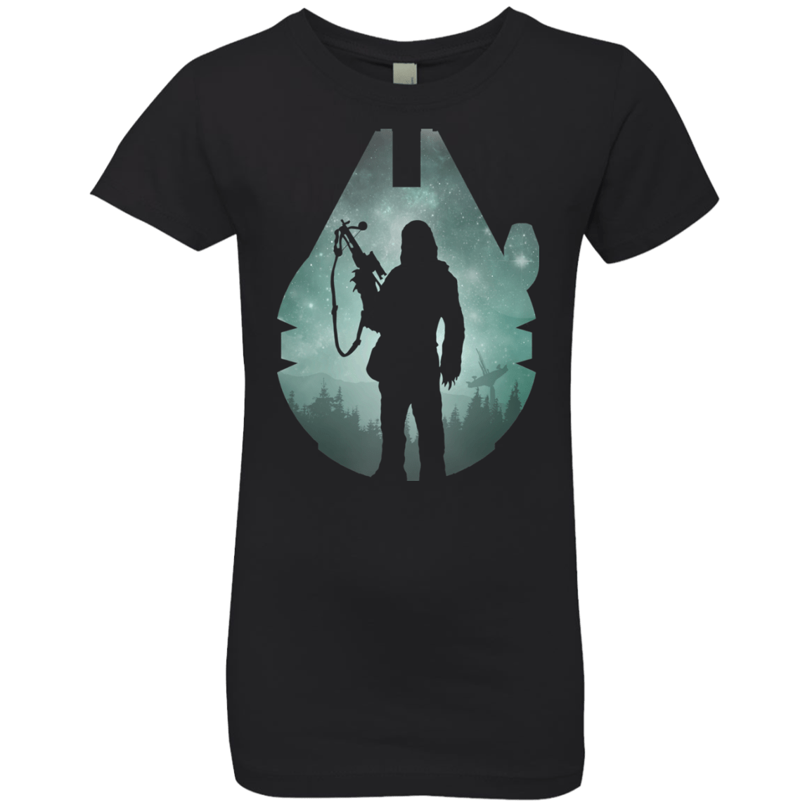 T-Shirts Black / YXS The Wookiee Girls Premium T-Shirt