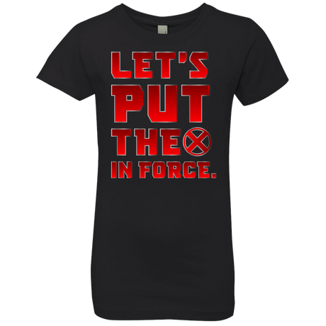 T-Shirts Black / YXS The X In Force Girls Premium T-Shirt