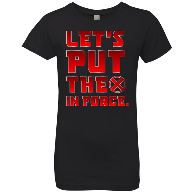 T-Shirts Black / YXS The X In Force Girls Premium T-Shirt