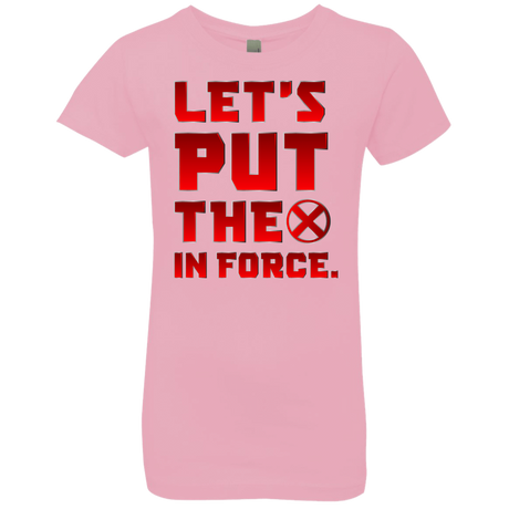 T-Shirts Light Pink / YXS The X In Force Girls Premium T-Shirt