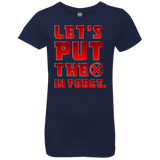 T-Shirts Midnight Navy / YXS The X In Force Girls Premium T-Shirt