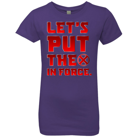 T-Shirts Purple Rush / YXS The X In Force Girls Premium T-Shirt