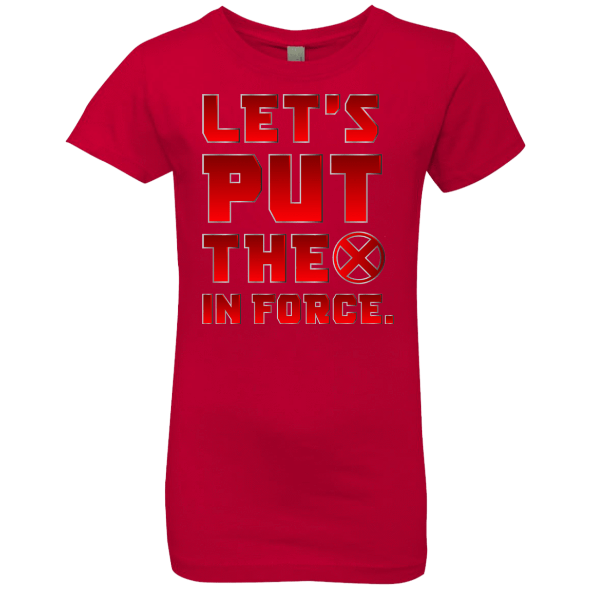 T-Shirts Red / YXS The X In Force Girls Premium T-Shirt