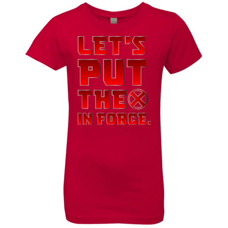 T-Shirts Red / YXS The X In Force Girls Premium T-Shirt
