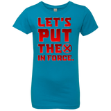T-Shirts Turquoise / YXS The X In Force Girls Premium T-Shirt