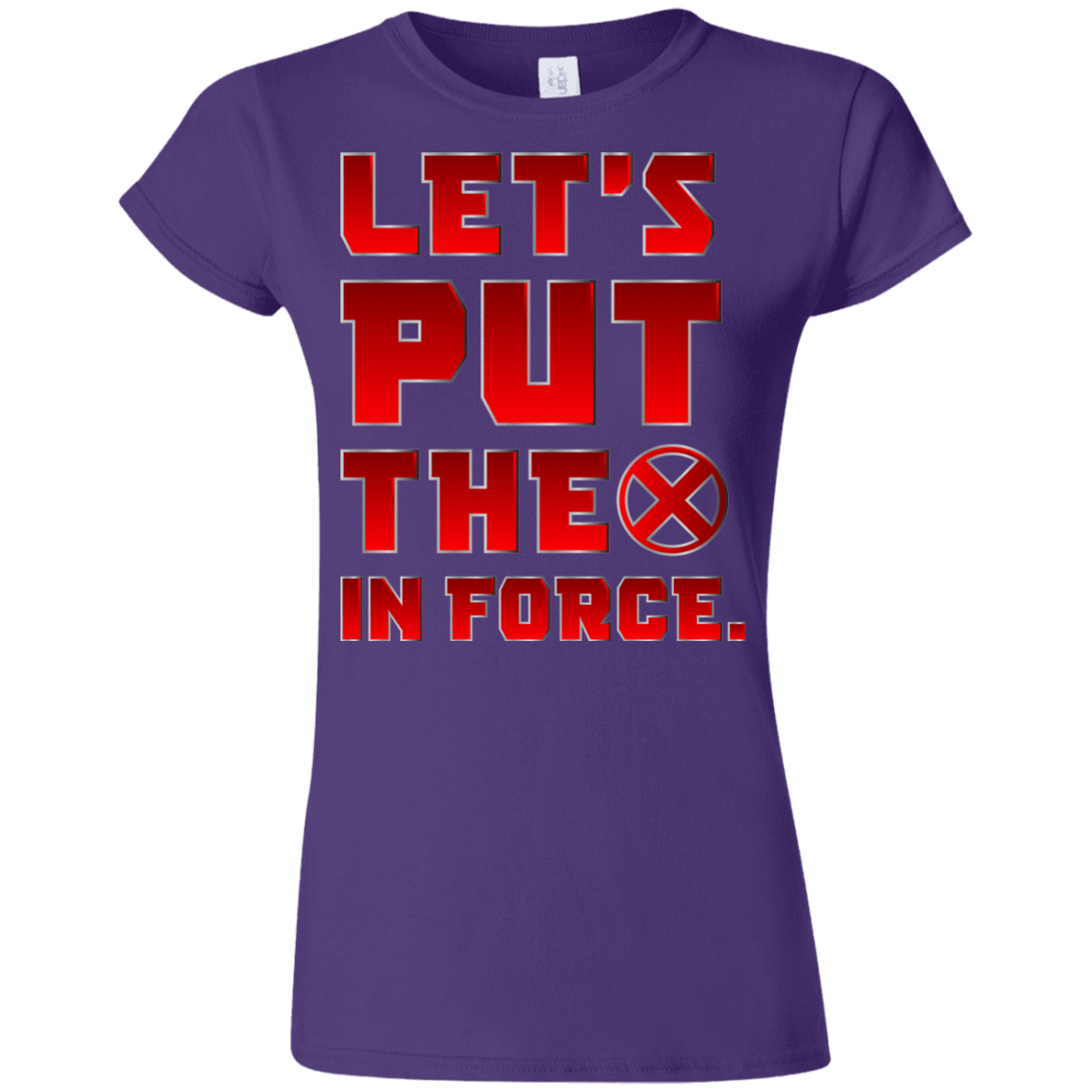 T-Shirts Purple / S The X In Force Junior Slimmer-Fit T-Shirt