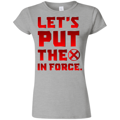 T-Shirts Sport Grey / S The X In Force Junior Slimmer-Fit T-Shirt