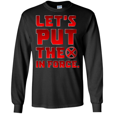 T-Shirts Black / S The X In Force Men's Long Sleeve T-Shirt