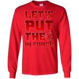 T-Shirts Red / S The X In Force Men's Long Sleeve T-Shirt