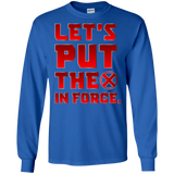 T-Shirts Royal / S The X In Force Men's Long Sleeve T-Shirt