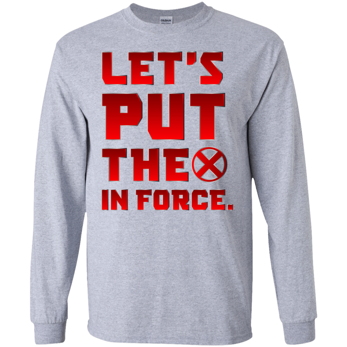 T-Shirts Sport Grey / S The X In Force Men's Long Sleeve T-Shirt