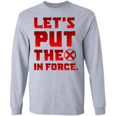 T-Shirts Sport Grey / S The X In Force Men's Long Sleeve T-Shirt