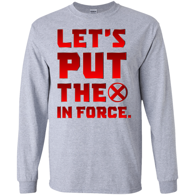 T-Shirts Sport Grey / S The X In Force Men's Long Sleeve T-Shirt