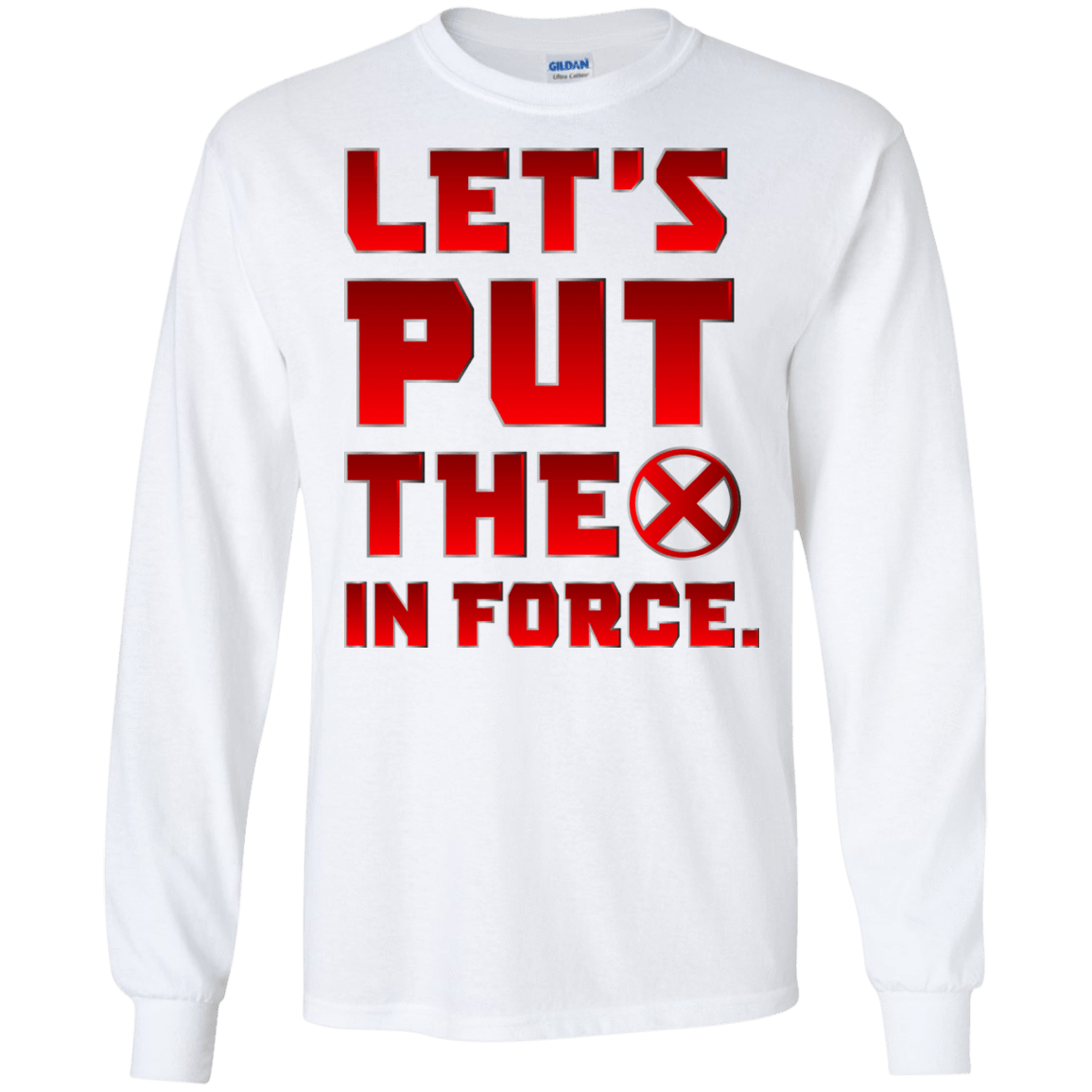 T-Shirts White / S The X In Force Men's Long Sleeve T-Shirt