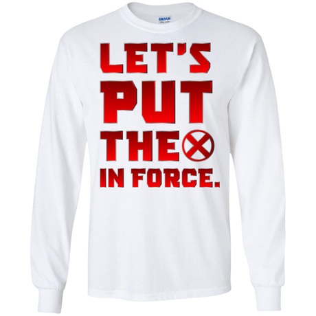 T-Shirts White / S The X In Force Men's Long Sleeve T-Shirt