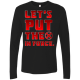 T-Shirts Black / S The X In Force Men's Premium Long Sleeve
