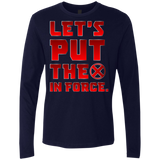 T-Shirts Midnight Navy / S The X In Force Men's Premium Long Sleeve