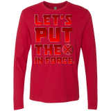 T-Shirts Red / S The X In Force Men's Premium Long Sleeve