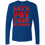 T-Shirts Royal / S The X In Force Men's Premium Long Sleeve