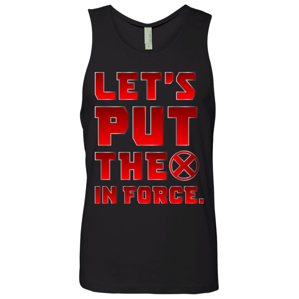 T-Shirts Black / S The X In Force Men's Premium Tank Top