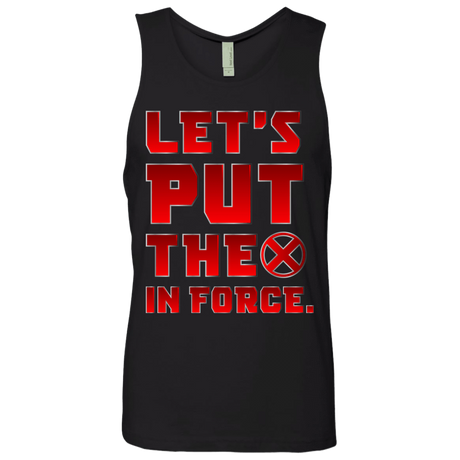 T-Shirts Black / S The X In Force Men's Premium Tank Top