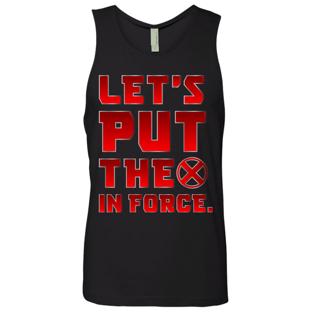 T-Shirts Black / S The X In Force Men's Premium Tank Top