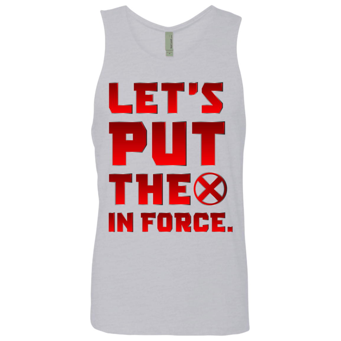 T-Shirts Heather Grey / S The X In Force Men's Premium Tank Top