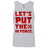 T-Shirts Heather Grey / S The X In Force Men's Premium Tank Top