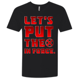 T-Shirts Black / X-Small The X In Force Men's Premium V-Neck