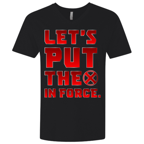 T-Shirts Black / X-Small The X In Force Men's Premium V-Neck