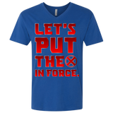 T-Shirts Royal / X-Small The X In Force Men's Premium V-Neck