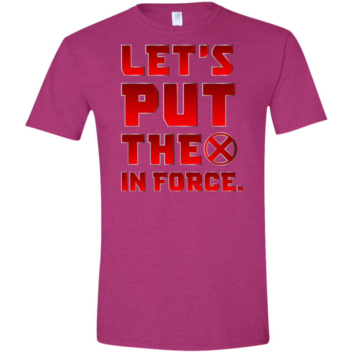 T-Shirts Antique Heliconia / S The X In Force Men's Semi-Fitted Softstyle