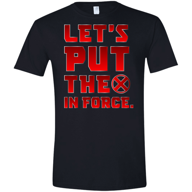 T-Shirts Black / X-Small The X In Force Men's Semi-Fitted Softstyle