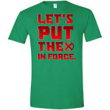 T-Shirts Heather Irish Green / S The X In Force Men's Semi-Fitted Softstyle