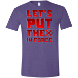 T-Shirts Heather Purple / S The X In Force Men's Semi-Fitted Softstyle