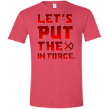 T-Shirts Heather Red / S The X In Force Men's Semi-Fitted Softstyle