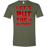 T-Shirts Military Green / S The X In Force Men's Semi-Fitted Softstyle